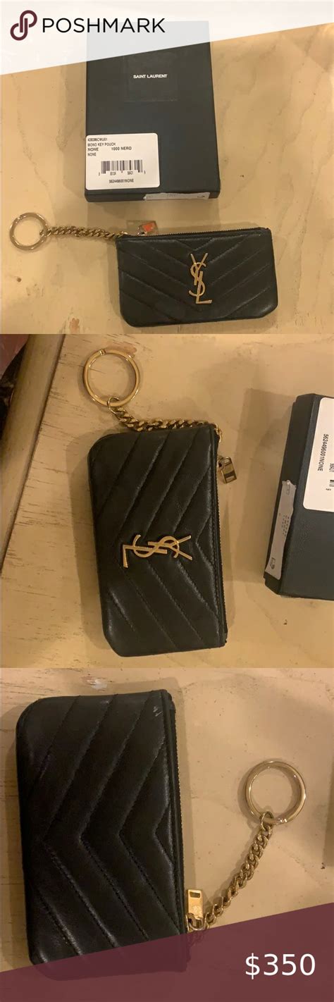 ysl keychain wallet dupe|ysl coin purse keychain.